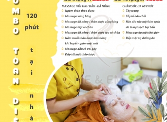 Chăm sóc mẹ bầu 120 phút thư giãn tại nhà