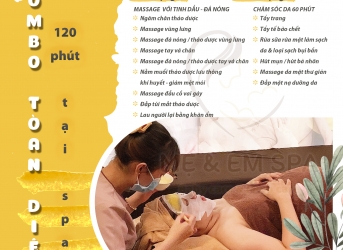 Chăm sóc mẹ bầu 120 phút thư giãn tại spa