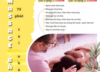 Chăm sóc mẹ bầu 75 phút thư giãn tại nhà