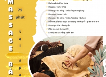 Chăm sóc mẹ bầu 75 phút thư giãn tại spa