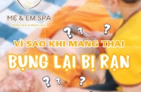 Nguyên nhân bụng bị rạn khi mang thai