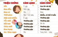 Cảm lạnh và Cảm cúm ở trẻ nhỏ