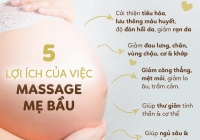 8 lợi ích của việc massage bầu hàng tuần