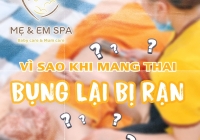 Nguyên nhân bụng bị rạn khi mang thai